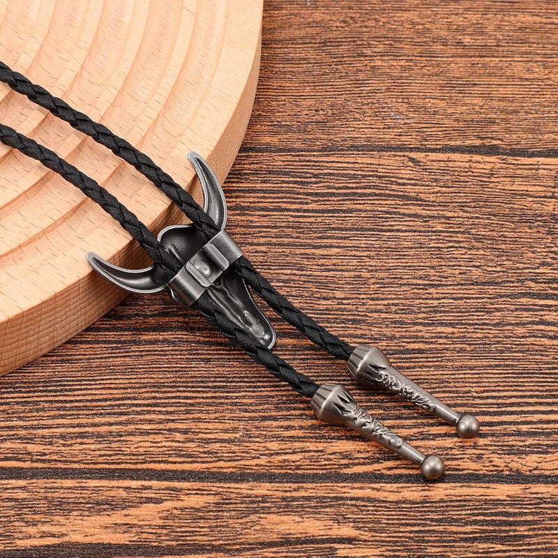 Sansths Bolo Tie for Men Cowboy Tie Native American Retro Western Necklace Cowboy Cowgirl Accessories for Men Women - Image 3